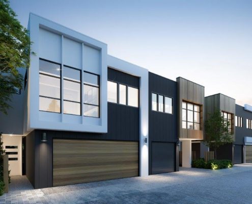 Duplex design by Paul Ziukelis Architects Gold Coast